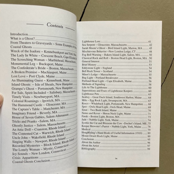 2 Signed Lighthouse Lore Coastal Hauntings William O. Thomson New England Ocean - Picture 14 of 15